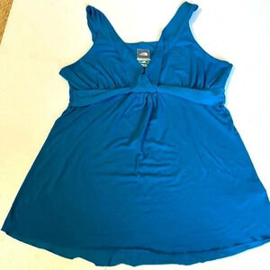 The Northface blue tank size large